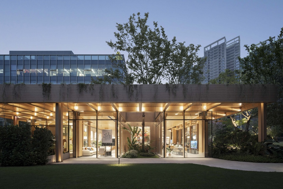 guangzhou huangpu new town center by clou architects