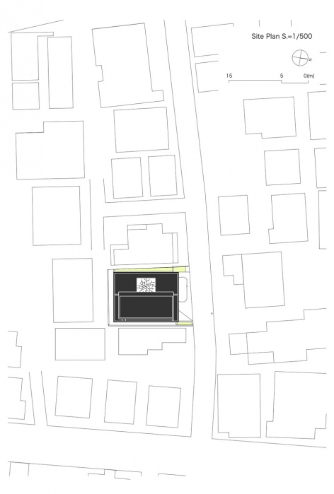Courtyard House without Second Floor by Takuro Yamamoto Architects