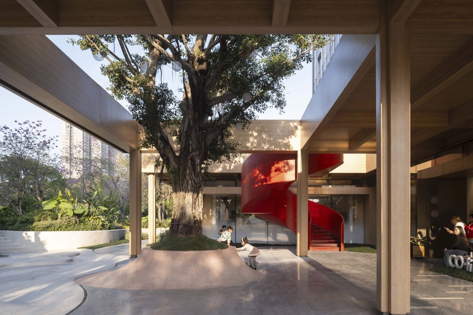 guangzhou huangpu new town center by clou architects