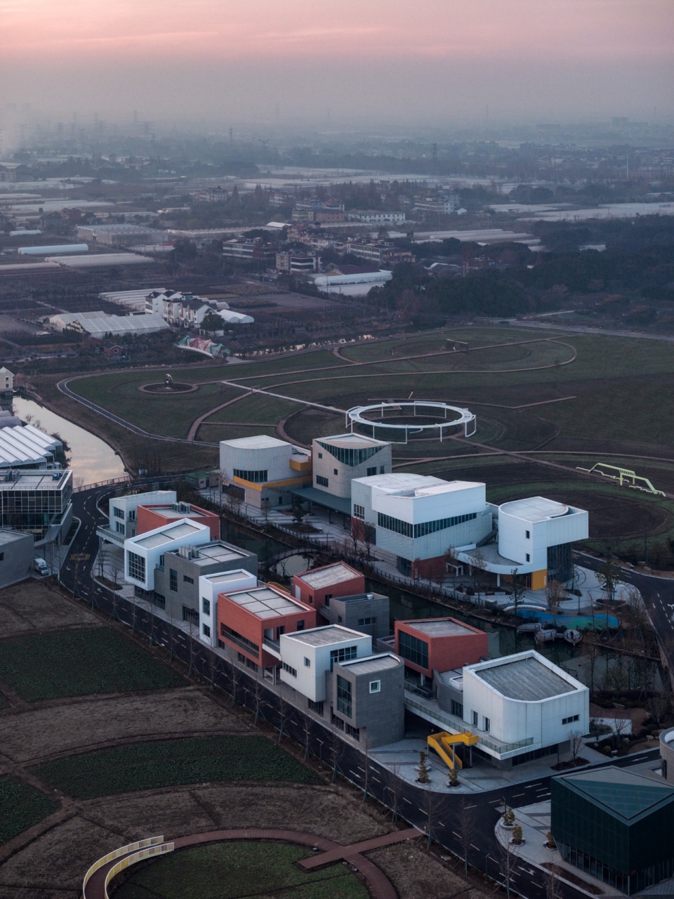 changan international flower industry park by sens architects plain architecture