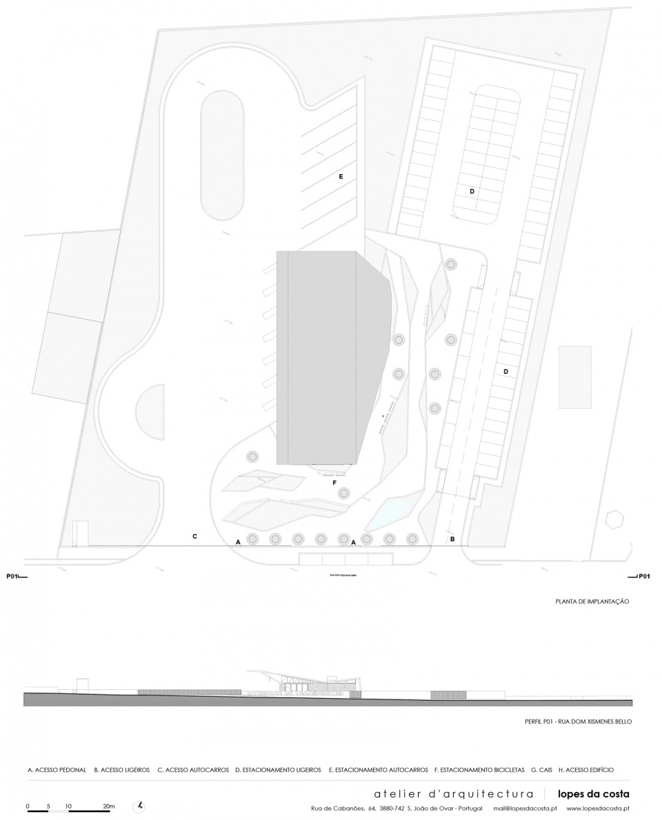 interface de transportes lourosa fiaes by atelier darquitectura lopes da costa