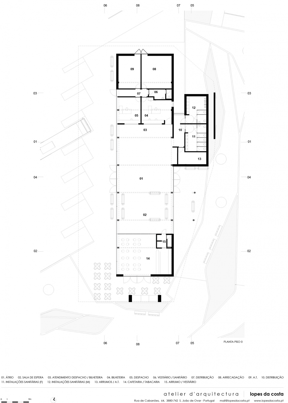 interface de transportes lourosa fiaes by atelier darquitectura lopes da costa