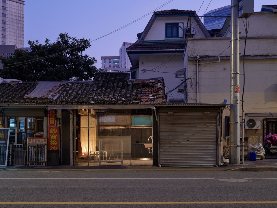 室外夜间©张宏 hangover teashop by case pavilion