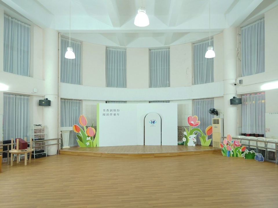 多功能音体室原状 Childrens Home Haibei Kindergarten Renovation DJX Design