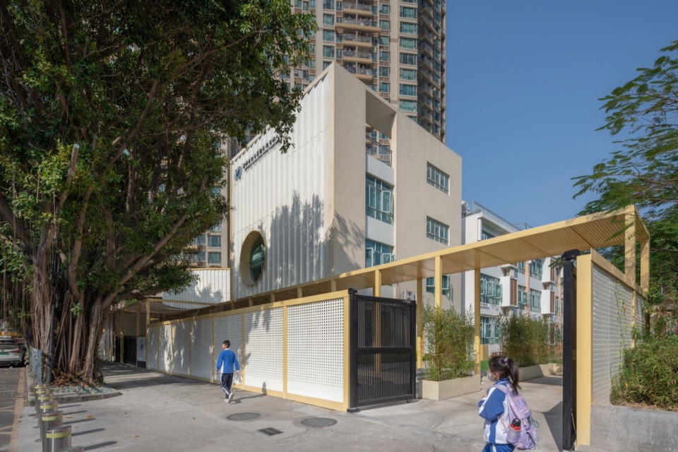 街道视角 ©张超 Childrens Home Haibei Kindergarten Renovation DJX Design
