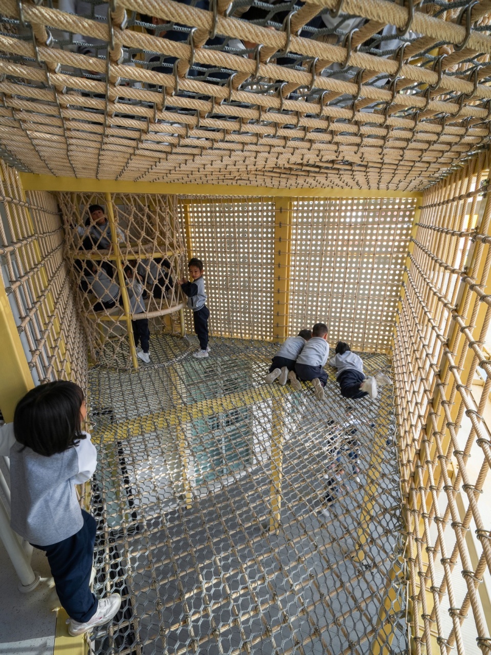 游戏区 ©张超 Childrens Home Haibei Kindergarten Renovation DJX Design