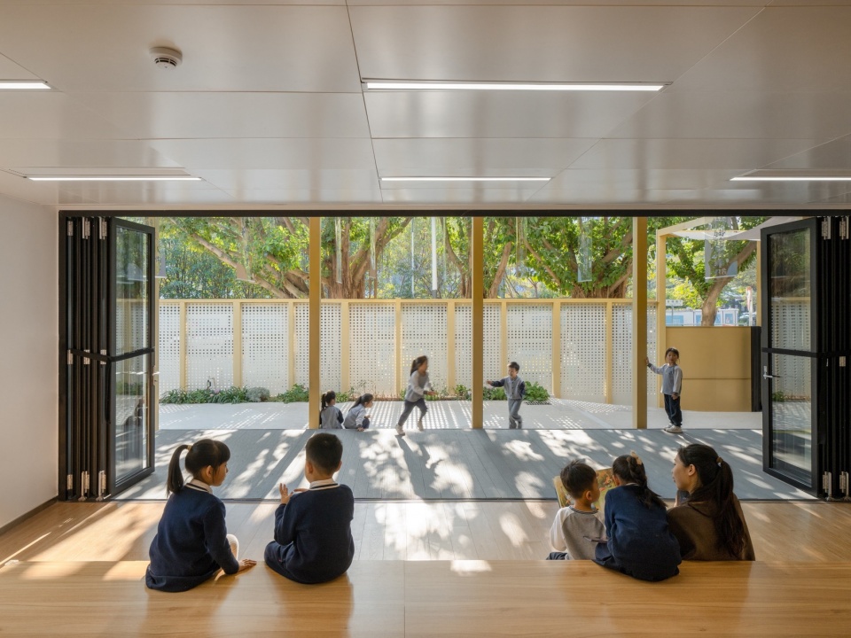 敞开的绘本馆 ©张超 Childrens Home Haibei Kindergarten Renovation DJX Design
