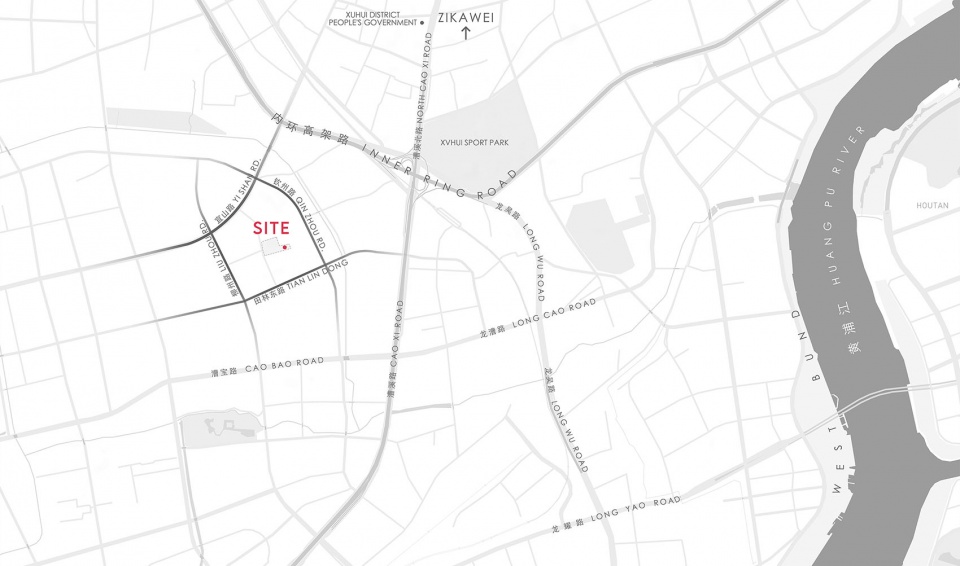 技术图纸 01 区位图 @VIA 维亚景观 tianlin park tourist center shanghai by viascape design