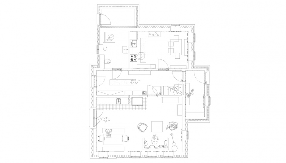 cottage two sisters by studio projectica