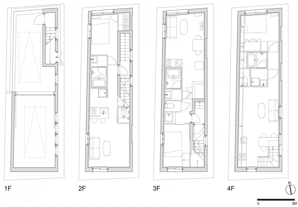 cuadro nakano north by ryuichi sasaki architecture
