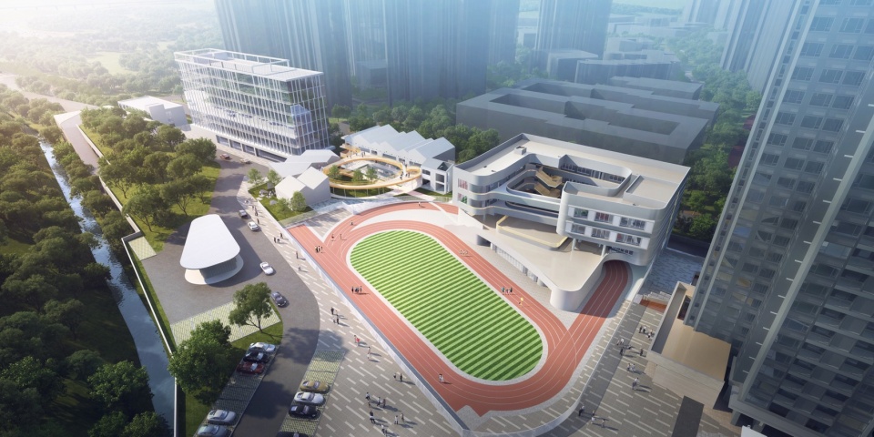primary school and kindergarten of xingyueshanpan tod residential by tianhua architecture planning engineering ltd