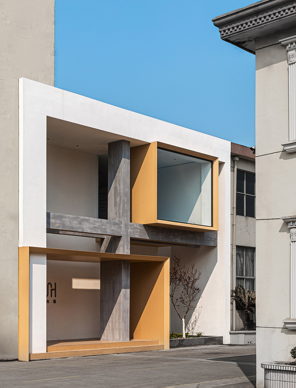 cloud life board exhibition hall by a n d design