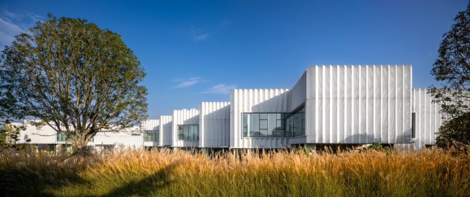 nanyang world rose grand view garden scientific research building design by atelier folie