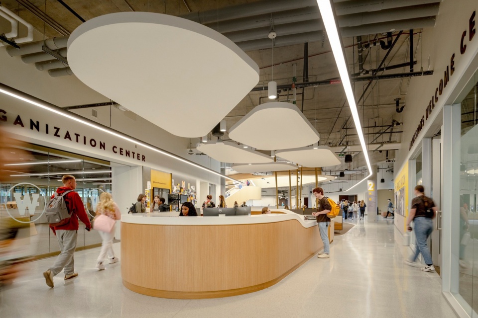western michigan university student center by cannondesign