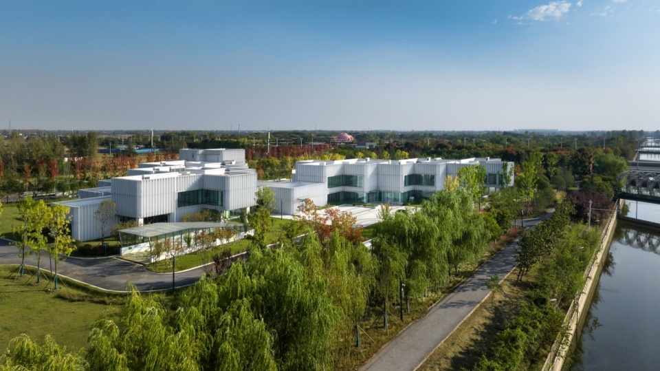 nanyang world rose grand view garden scientific research building design by atelier folie