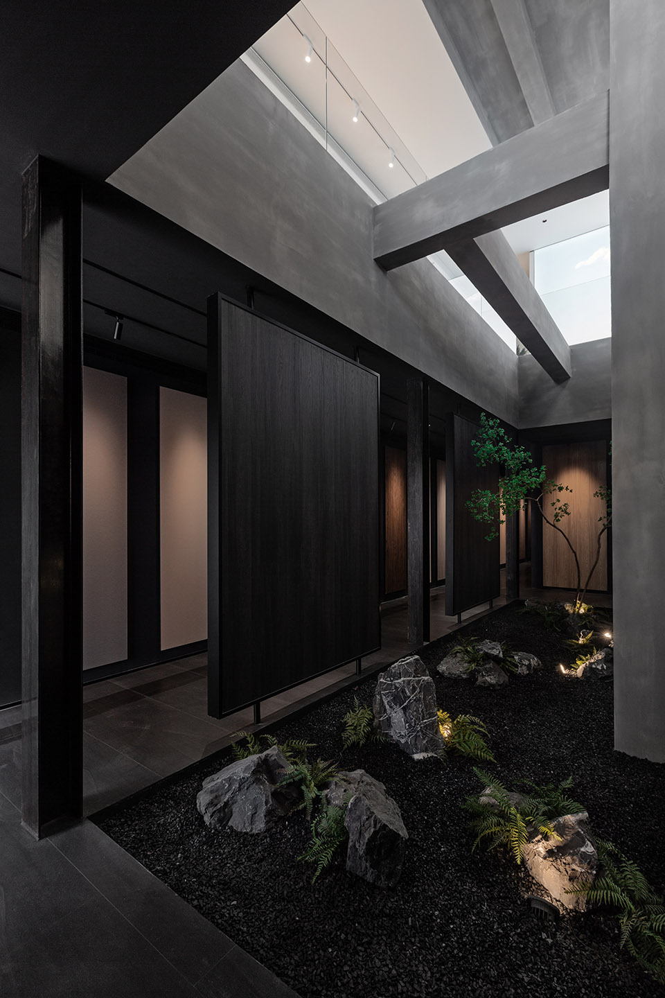 cloud life board exhibition hall by a n d design