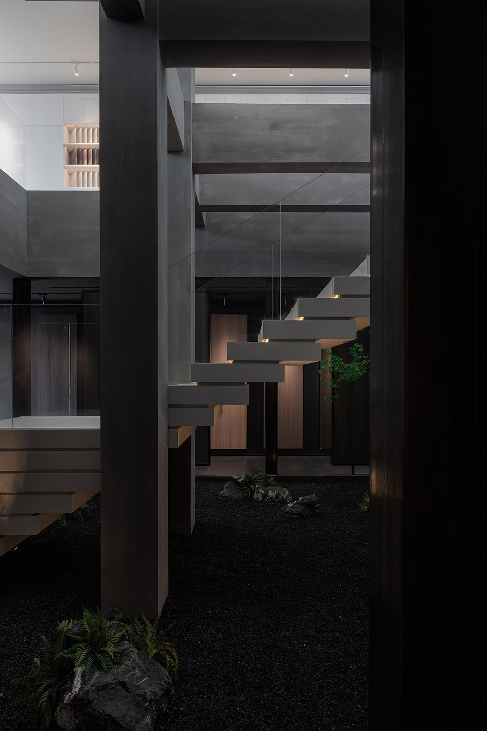 cloud life board exhibition hall by a n d design
