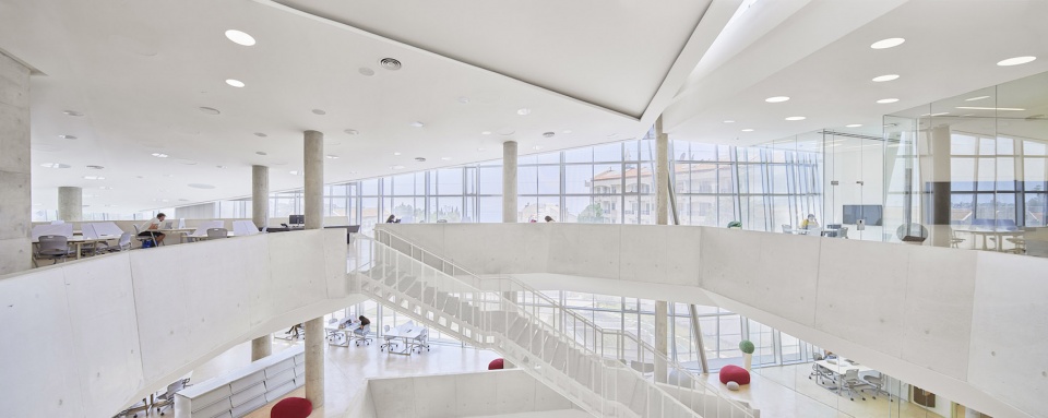 j g jabbra library and r nassar central administration by atelier pagnamenta torriani