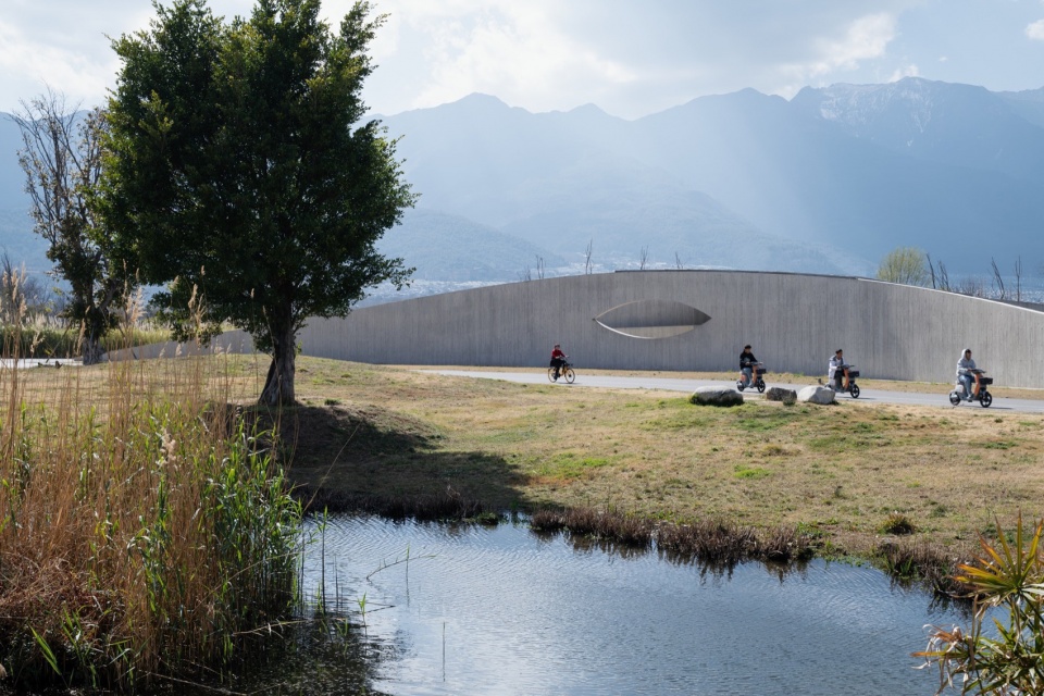 jiapeng village service station by zhaoyang architects