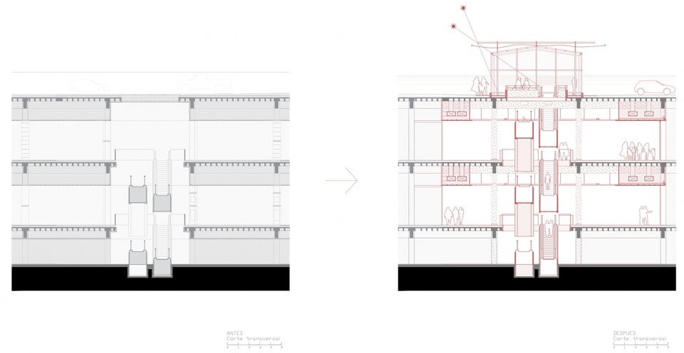 remodeling in nuevocentro shopping by ar mondejar arquitectos