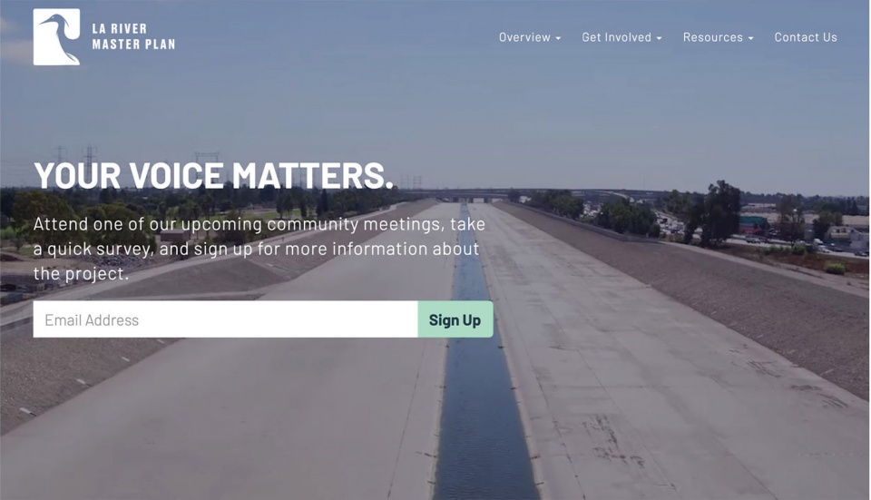2023 ASLA COMMUNICATIONS AWARD OF HONOR Los Angeles River Master Plan Update by OLIN