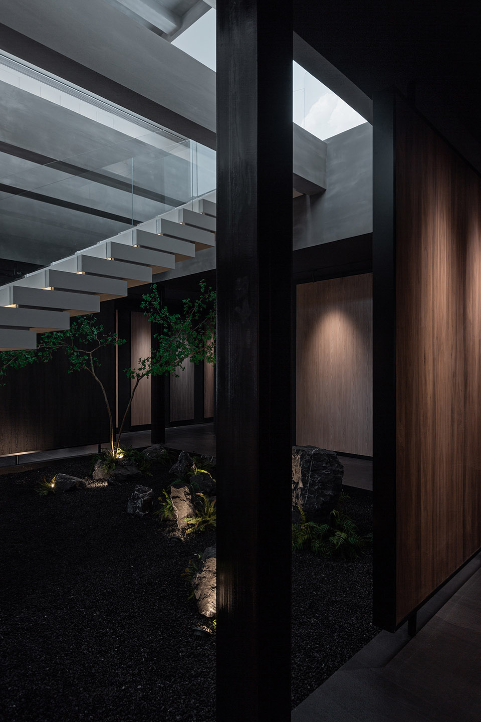 cloud life board exhibition hall by a n d design