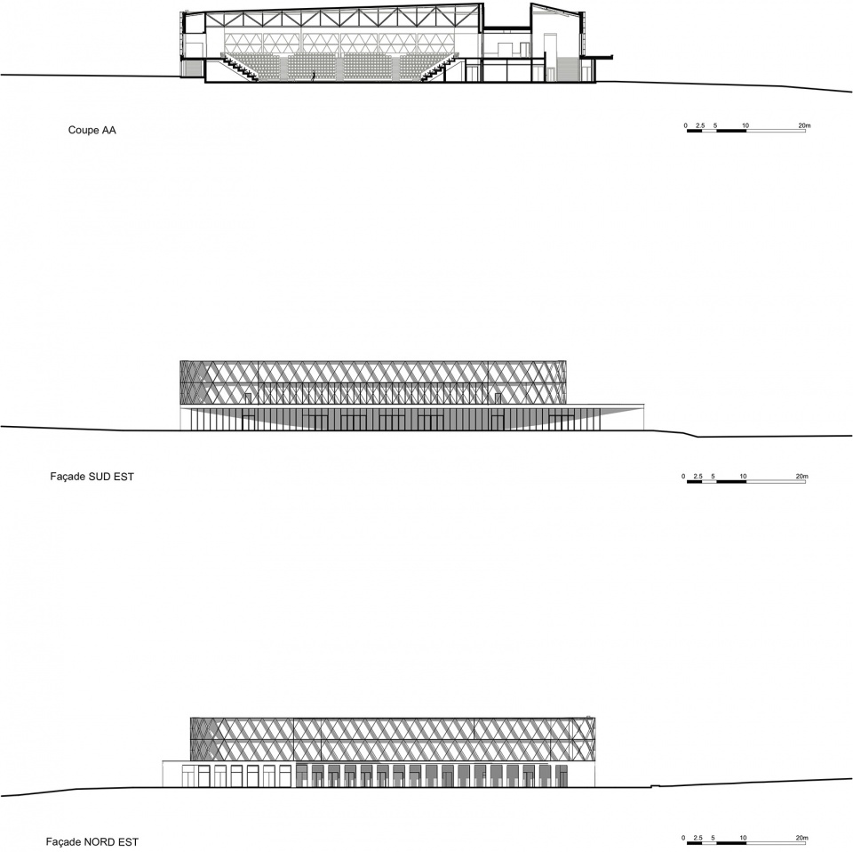 palais des sports by panorama architecture