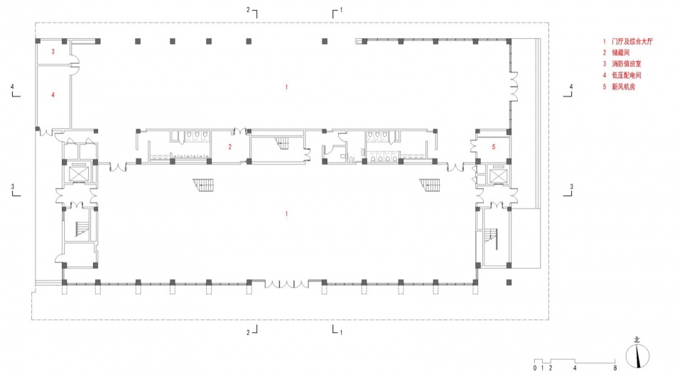 . 展览馆一层平面 Exhibition Hall 1st floor plan ©FCJZ nlw