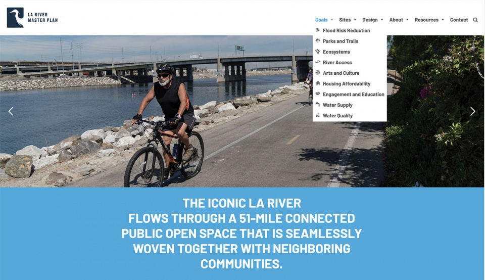 2023 ASLA COMMUNICATIONS AWARD OF HONOR Los Angeles River Master Plan Update by OLIN
