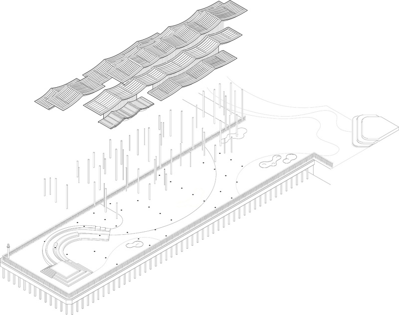 cheung sha wan pier canopy by new office works