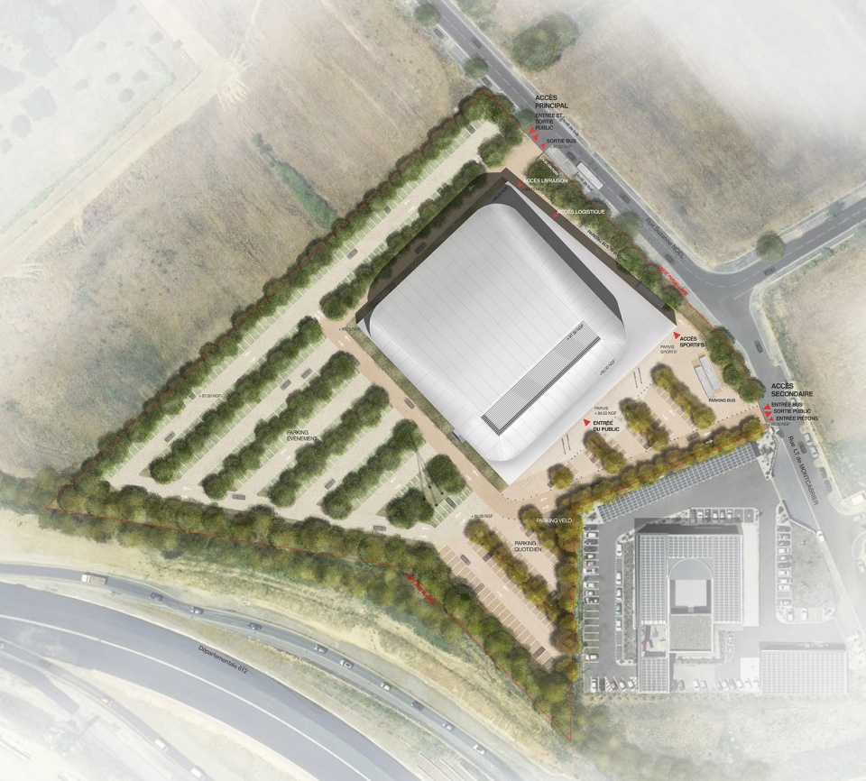 palais des sports by panorama architecture