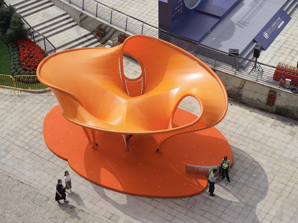 the eddy pavilion by atelier zeros