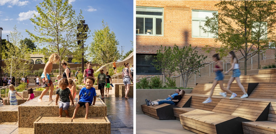 2023 ASLA GENERAL DESIGN AWARD OF HONOR Remaking a 1970s Downtown Park Into a New Public Realm by OJB Landscape Architecture