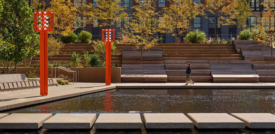 2023 ASLA GENERAL DESIGN AWARD OF HONOR Remaking a 1970s Downtown Park Into a New Public Realm by OJB Landscape Architecture