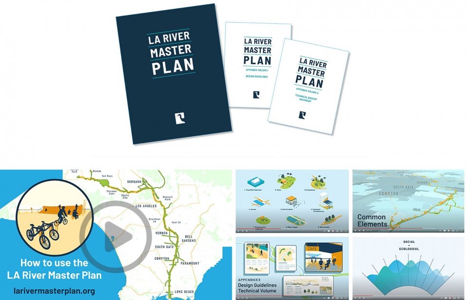 2023 ASLA COMMUNICATIONS AWARD OF HONOR Los Angeles River Master Plan Update by OLIN