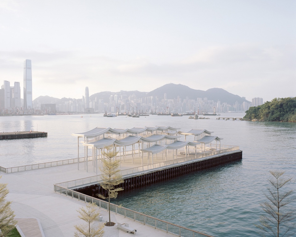 cheung sha wan pier canopy by new office works