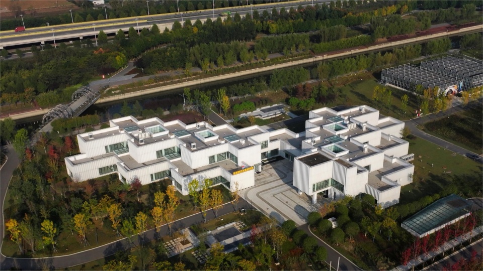 nanyang world rose grand view garden scientific research building design by atelier folie