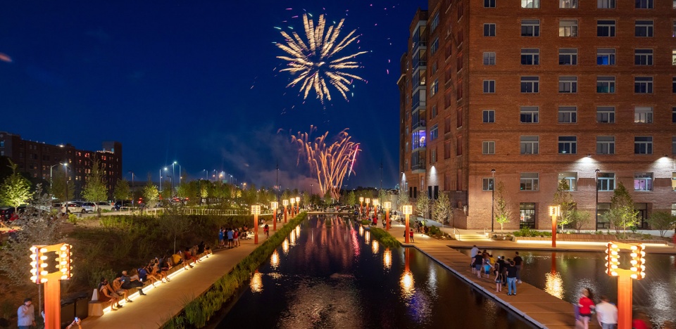 2023 ASLA GENERAL DESIGN AWARD OF HONOR Remaking a 1970s Downtown Park Into a New Public Realm by OJB Landscape Architecture