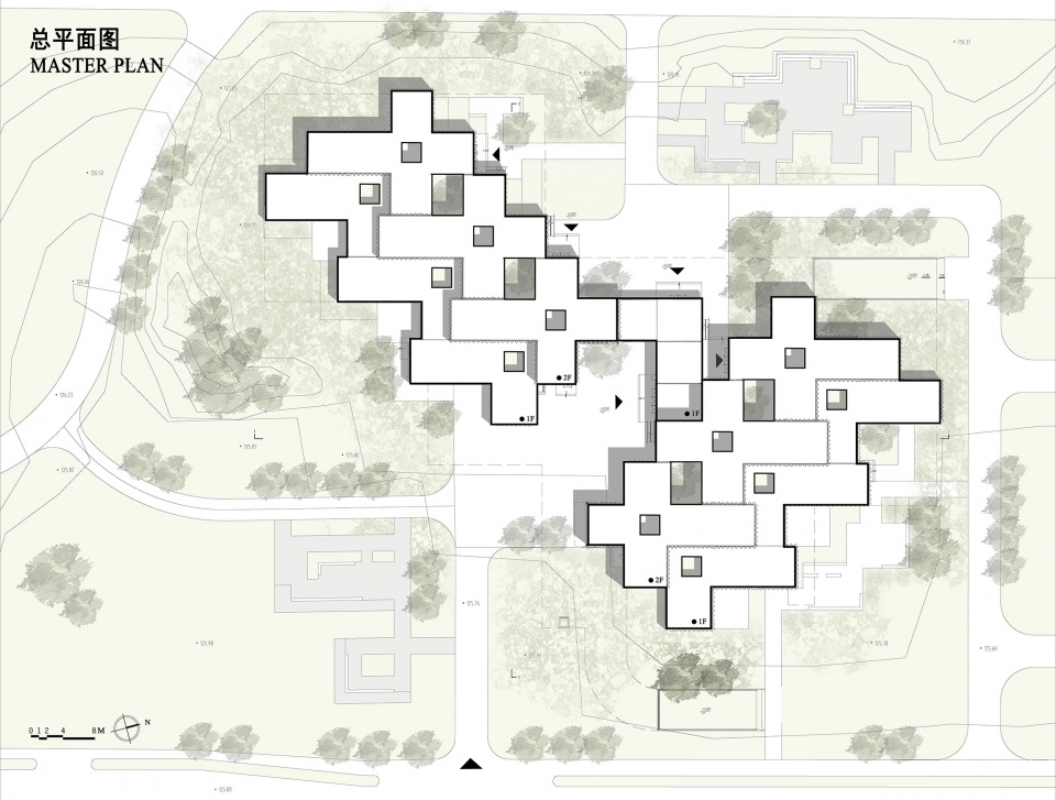 nanyang world rose grand view garden scientific research building design by atelier folie