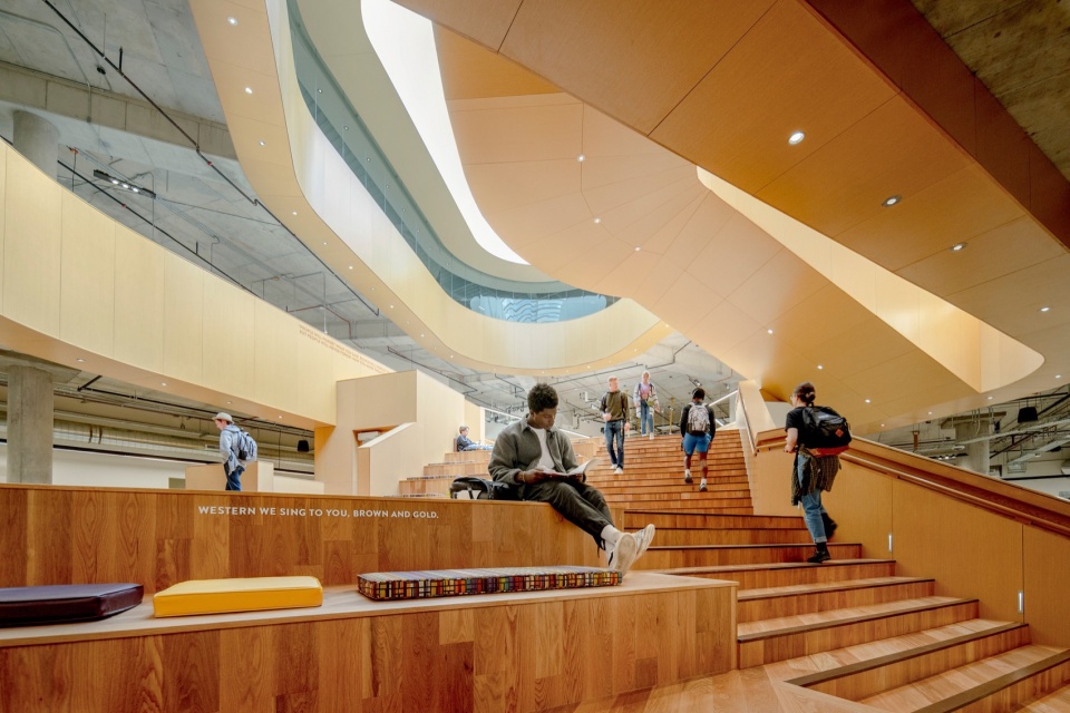 western michigan university student center by cannondesign