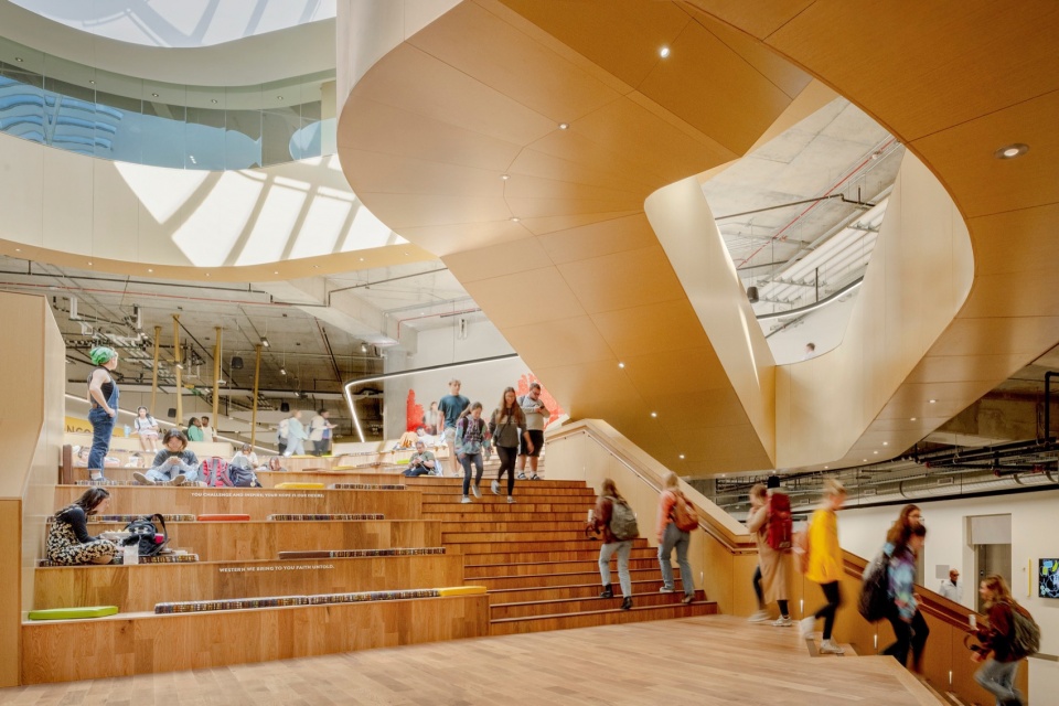 western michigan university student center by cannondesign