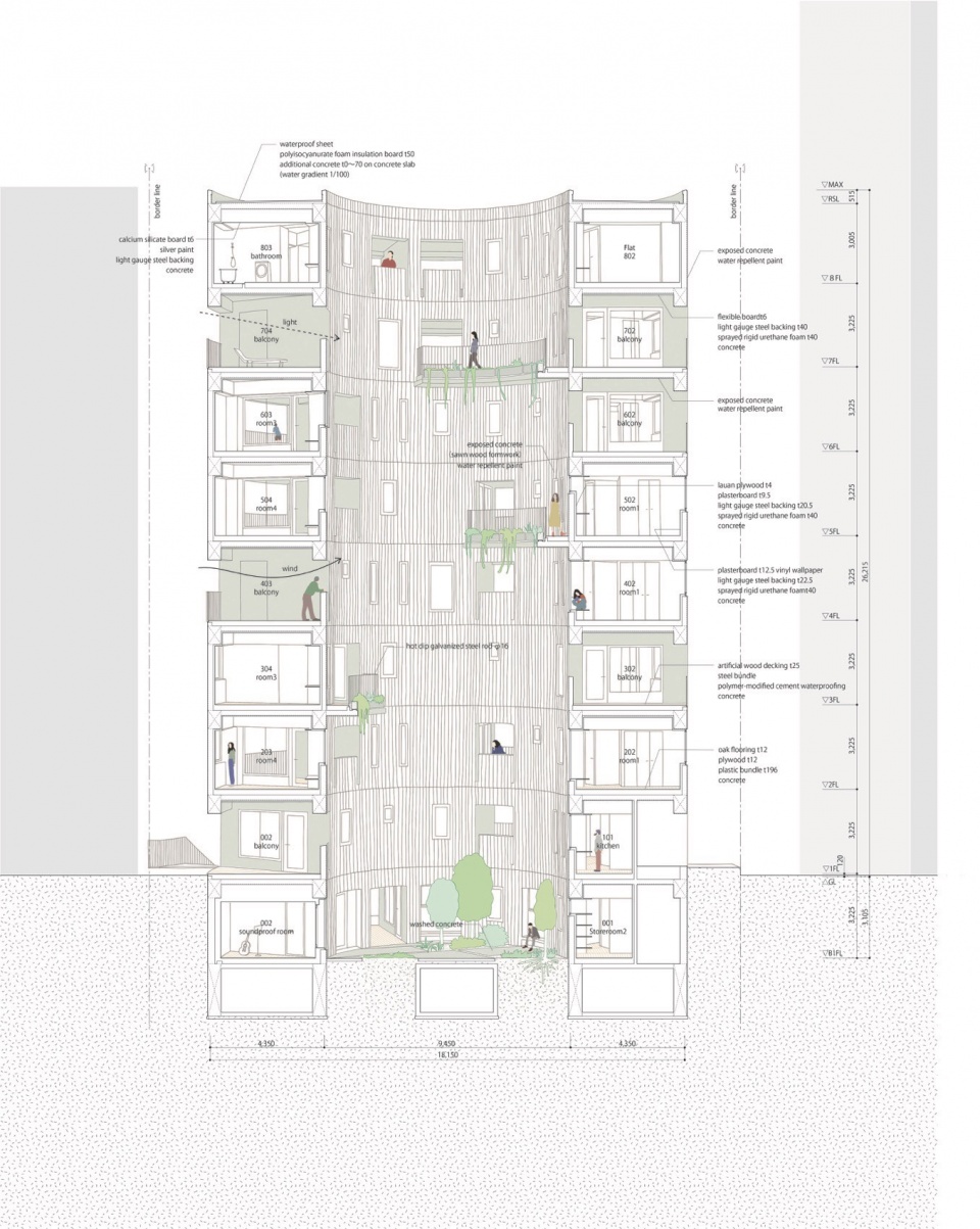 Tenjincho Place by Hiroyuki Ito Architect