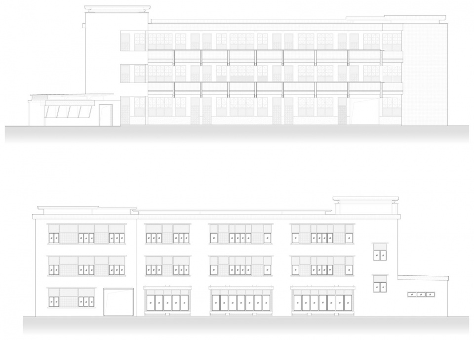 主教学楼改造) 立面 transformation and regeneration of sunao primary school by zaozuo architecture studio