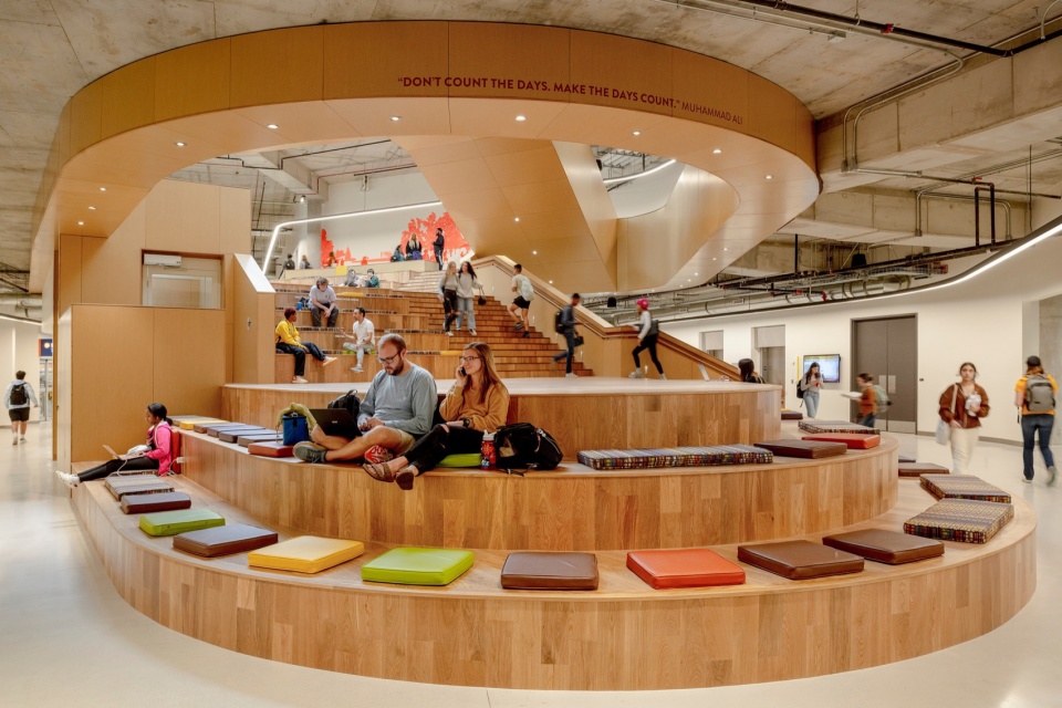 western michigan university student center by cannondesign