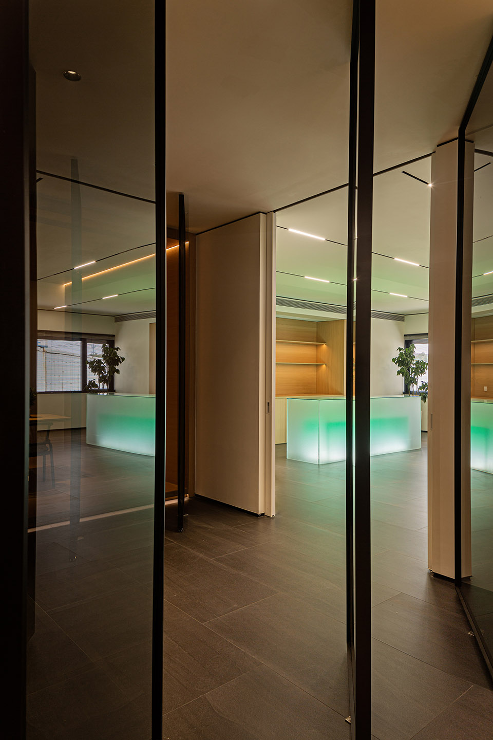 cloud life board exhibition hall by a n d design