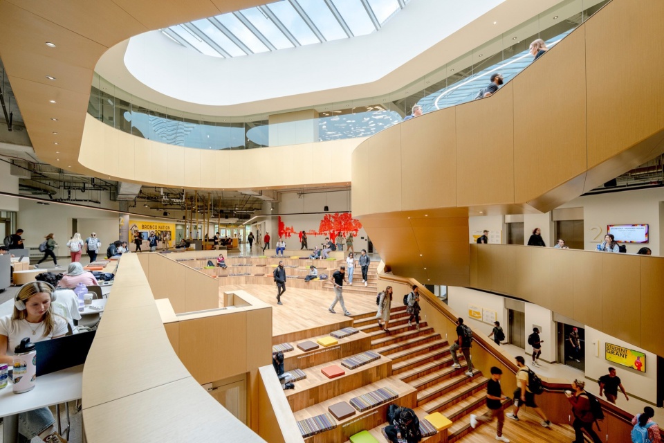 western michigan university student center by cannondesign