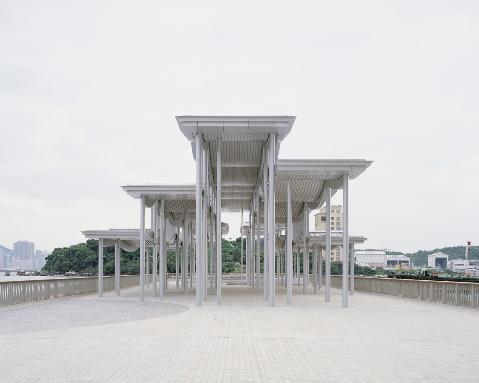 cheung sha wan pier canopy by new office works