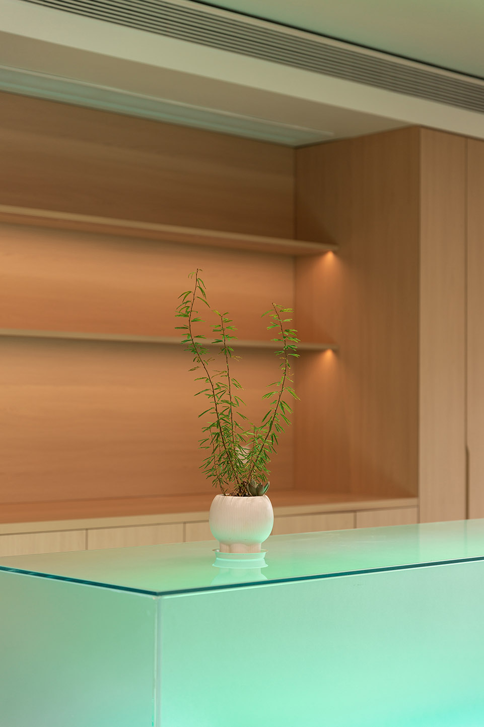 cloud life board exhibition hall by a n d design