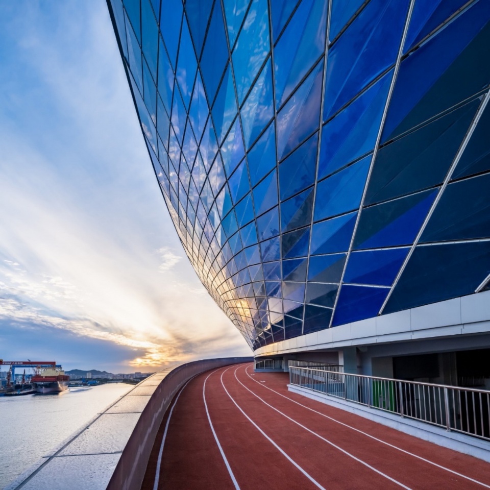 Dalian Suyu Bay Football Stadium by hit