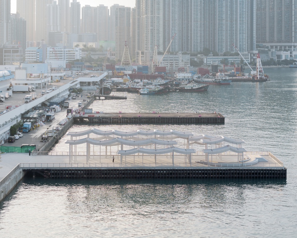 cheung sha wan pier canopy by new office works